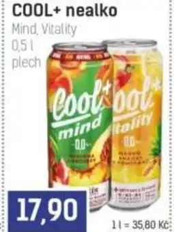 Konzum COOL+ nealko Mind, Vitality nabídka