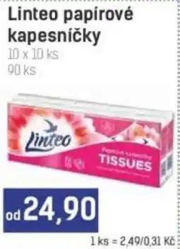 Konzum Linteo papírové kapesníčky nabídka