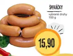 Konzum Špekáčky nabídka