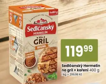 Sedlčanský Hermelín na gril + koření