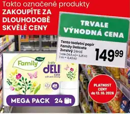 TEMPO Tento toaletní papír Family Delicate 3vrstvý nabídka