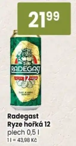 TEMPO Radegast Ryze hořká 12 nabídka