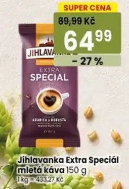 TEMPO Jihlavanka Extra Speciál mletá káva nabídka