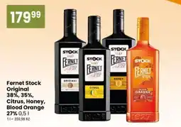 TEMPO Fernet Stock Original 38%, 35%, Citrus, Honey, Blood Orange 27% nabídka