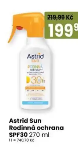 TEMPO Astrid Sun Rodinná ochrana SPF30 nabídka