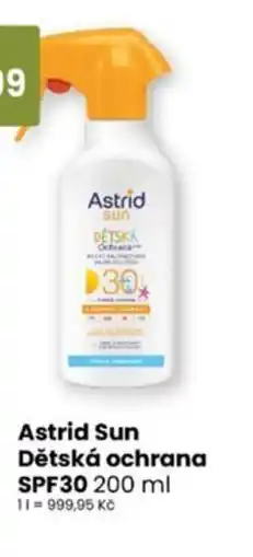 TEMPO Astrid Sun Dětská ochrana SPF30 nabídka