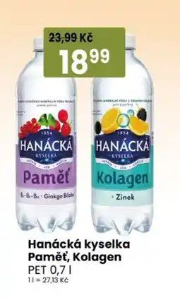 TEMPO Hanácká kyselka Paměť, Kolagen nabídka