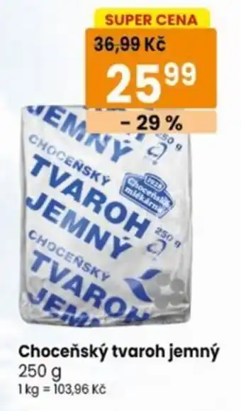 TEMPO Choceňský tvaroh jemný nabídka