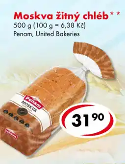 CBA Moskva žitný chléb nabídka