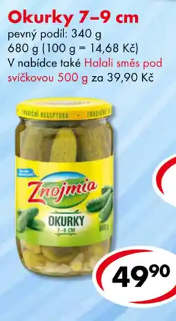 CBA Okurky 7-9 cm nabídka