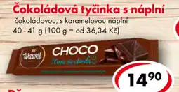 CBA Čokoládová tyčinka s náplní nabídka