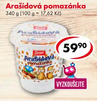 CBA Arašídová pomazánka nabídka