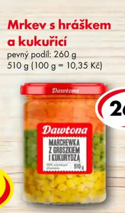 CBA Mrkev s hráškem a kukuřicí nabídka