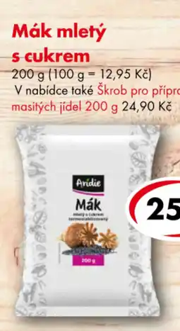CBA Mák mletý s cukrem nabídka