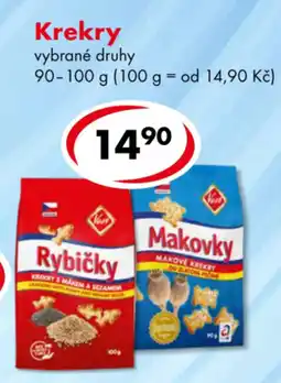 CBA Krekry nabídka