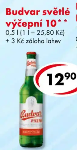 CBA Budvar světlé výčepní 10 nabídka