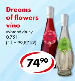 CBA Dreams of flowers víno nabídka