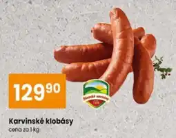 TEMPO Karvinské klobásy nabídka