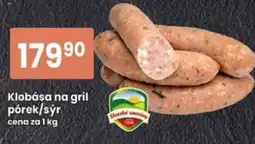 TEMPO Klobása na gril pórek/sýr nabídka