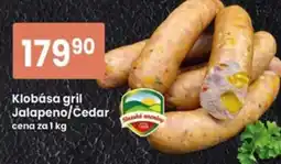 TEMPO Klobása gril Jalapeno/Cedar nabídka
