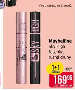 Teta Maybelline Sky High řasenka, různé druhy nabídka
