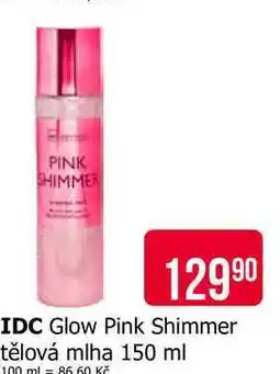 Teta IDC Glow Pink Shimmer tělová mlha nabídka