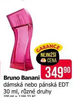 Teta Bruno Banani dámská nebo pánská EDT 30 ml, různé druhy nabídka