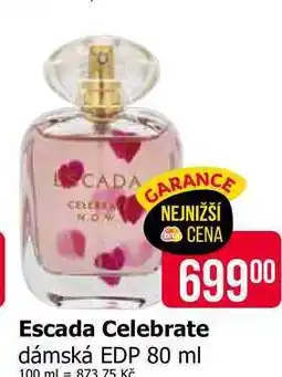 Teta Escada Celebrate dámská EDP nabídka