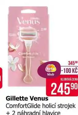 Teta Gillette Venus ComfortGlide holicí strojek + 2 náhradní hlavice nabídka