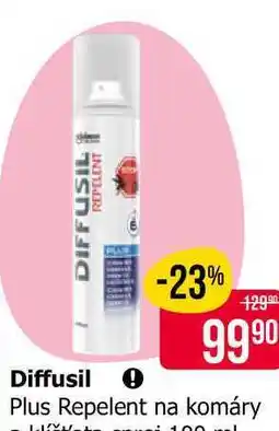 Teta Diffusil Repellent plus repelentní sprej na odpuzování komárů a klíšťat nabídka