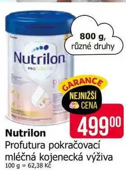 Teta Nutrilon Profutura pokračovací mléčná kojenecká výživa nabídka