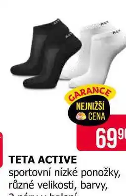 Teta TETA ACTIVE sportovní nízké ponožky, různé velikosti, barvy nabídka
