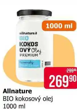 Teta Allnature BIO kokosový olej nabídka