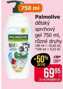 Teta Palmolive dětský sprchový gel 750 ml, různé druhy nabídka