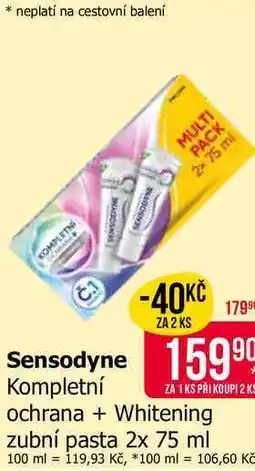 Teta Sensodyne Whitening zubní pasta nabídka