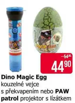 Teta Dino Magic Egg kouzelné vejce překvapením nebo PAW patrol projektor s lízátkem nabídka