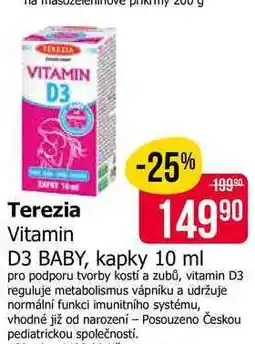 Teta Terezia Vitamin D3 BABY, kapky nabídka