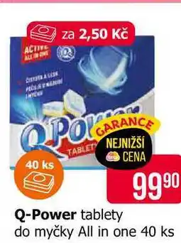 Teta Q-Power tablety do myčky All in one 40 ks nabídka