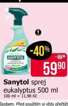 Teta Sanytol sprej eukalyptus nabídka