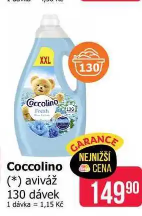 Teta Coccolino aviváž 130 dávek nabídka