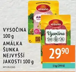 Coop hb Vysočina Amálka šunka nejvyšší jakosti nabídka