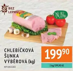 Coop hb Chlebíčková šunka výběrová nabídka