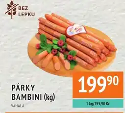 Coop hb Párky bambini nabídka