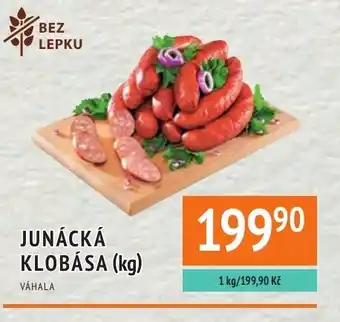 Coop hb Junácká klobása nabídka