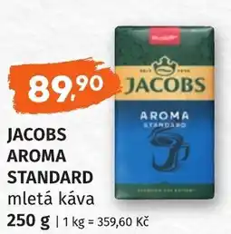 Coop hb Jacobs aroma standard mletá káva nabídka