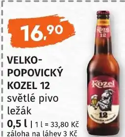 Coop hb Velkopopovický kozel 12 nabídka