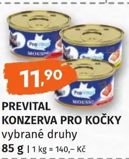 Coop hb Prevital konzerva pro kočky nabídka