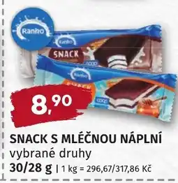 Coop hb Ranko Snack s mléčnou náplní nabídka