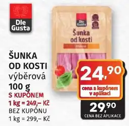 Coop hb Šunka od kosti výběrová nabídka