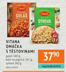 Coop hb Vitana omáčka s těstovinami nabídka